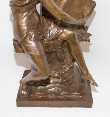 BRONZE SCULPTURE SIGNED E. PICAULT