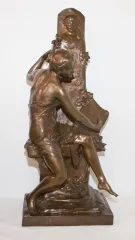 BRONZE SKULPTUR UNTERZEICHNET E. PICAULT