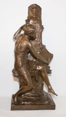 BRONZE SKULPTUR UNTERZEICHNET E. PICAULT
