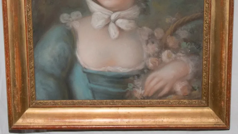 19de PASTEL PORTRET