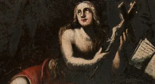 ACEITE EN PIZARRA DE MARÍA MAGDALENA