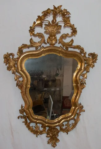 ITALIAANSE GILTWOOD SPIEGEL