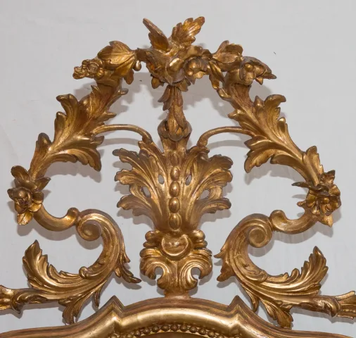 ITALIAANSE GILTWOOD SPIEGEL