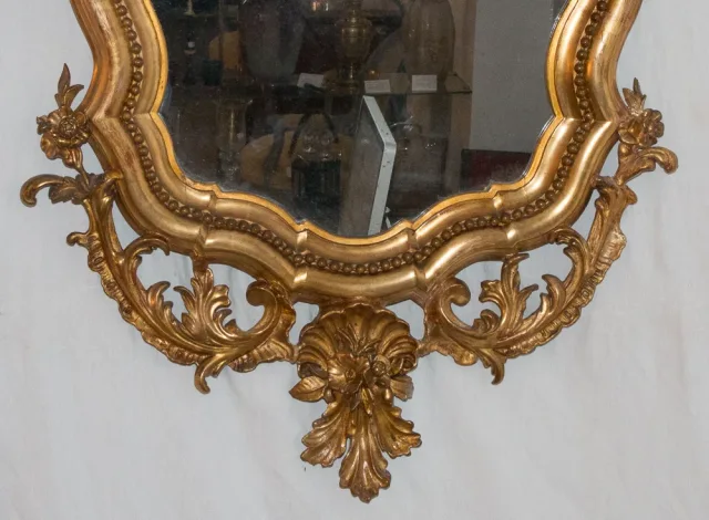 ITALIAANSE GILTWOOD SPIEGEL