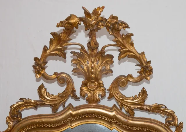 ITALIAANSE GILTWOOD SPIEGEL
