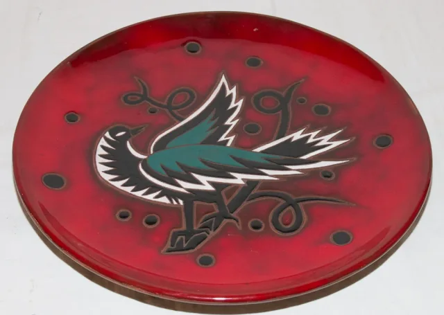 Plat circulaire signé Jean PICART LE  DOUX  Circa 1960