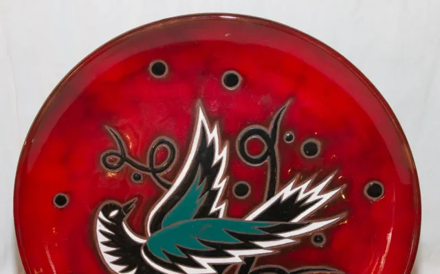 Plat circulaire signé Jean PICART LE  DOUX  Circa 1960