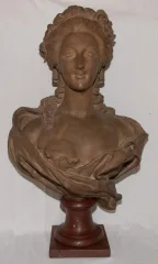 Buste en terre cuite Marie Antoinette B FEINBERG fin XIXe