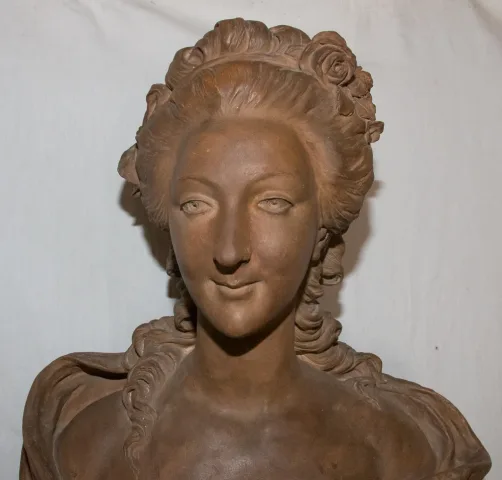 Buste en terre cuite Marie Antoinette B FEINBERG fin XIXe