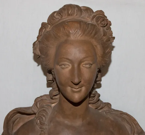 BUST OF MARIE ANTOINETTE GETEKEND B. FEINBERG