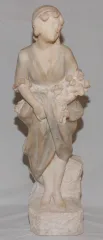 ALABASTER SKULPTUR UNTERZEICHNET PUGI