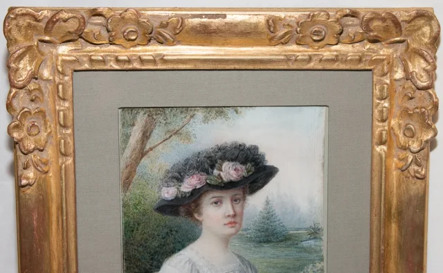 GOUACH PORTRAIT BY A PHILIPPON-SIMONET