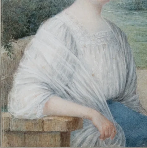 GOUACH PORTRAIT BY A PHILIPPON-SIMONET
