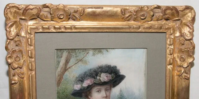 GOUACH PORTRAIT BY A PHILIPPON-SIMONET