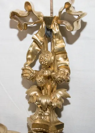 PAIR OF LOUIS XVI STYLE WALL LIGHTS