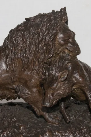GRUPPO DI BRONZO DI CHRISTOPHE FRATIN
