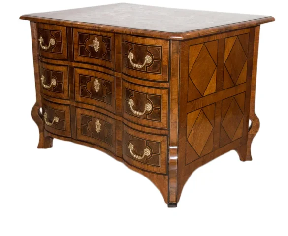 Commode Mazarine en marqueterie Époque Louis XIV