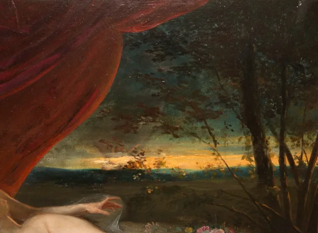 Femme Nue allongée Jean Louis Victor VIGER DU VIGNEAU (1819-1879)