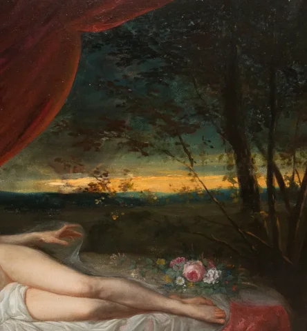 Femme Nue allongée Jean Louis Victor VIGER DU VIGNEAU (1819-1879)