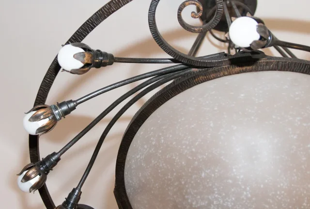 ART DECO PERIOD CEILING LIGHT