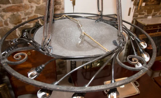ART DECO PERIOD CEILING LIGHT