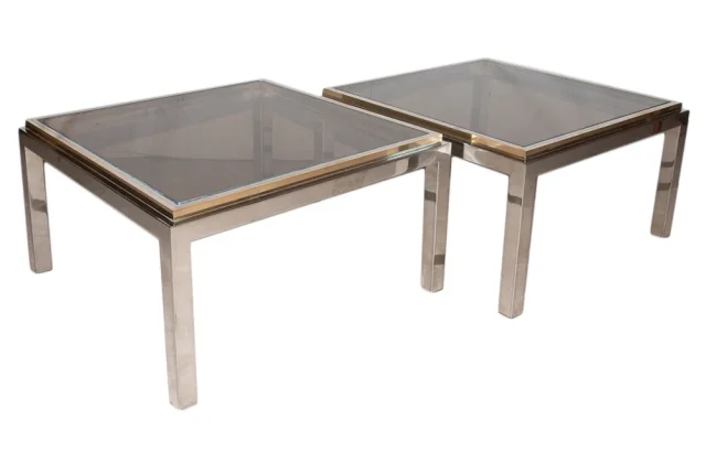 PAIR OF END TABLES
