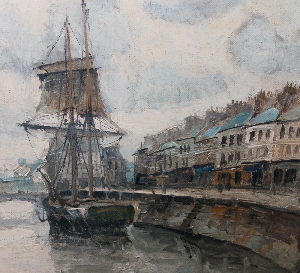 OLIE OP CANVAS DOOR FRANK WILL (1900-1951)