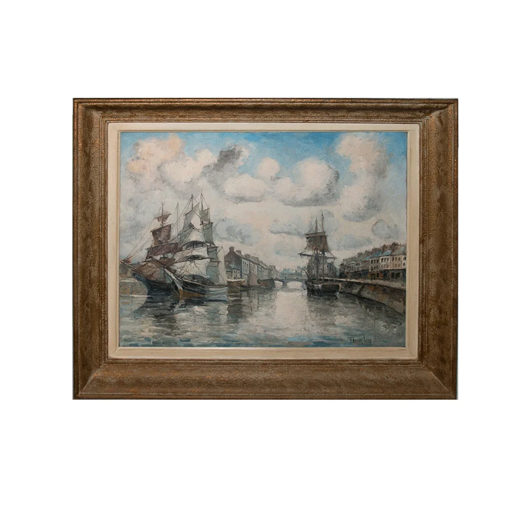 OLIE OP CANVAS DOOR FRANK WILL (1900-1951)