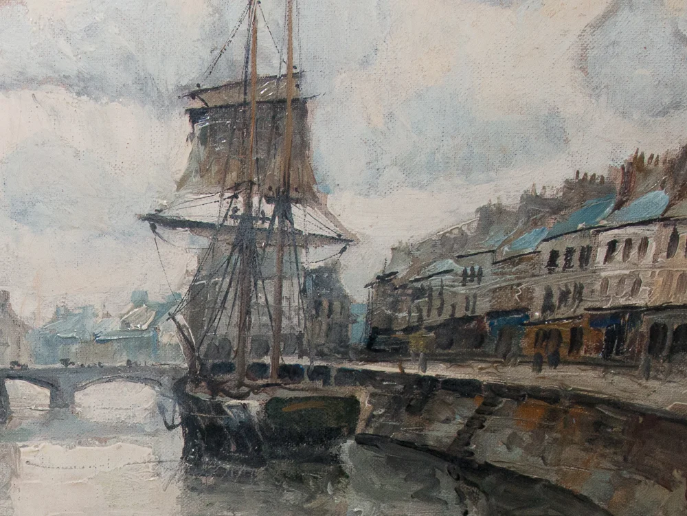 OLIE OP CANVAS DOOR FRANK WILL (1900-1951)