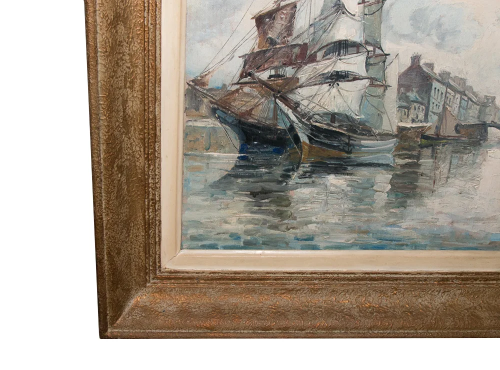 OLIE OP CANVAS DOOR FRANK WILL (1900-1951)