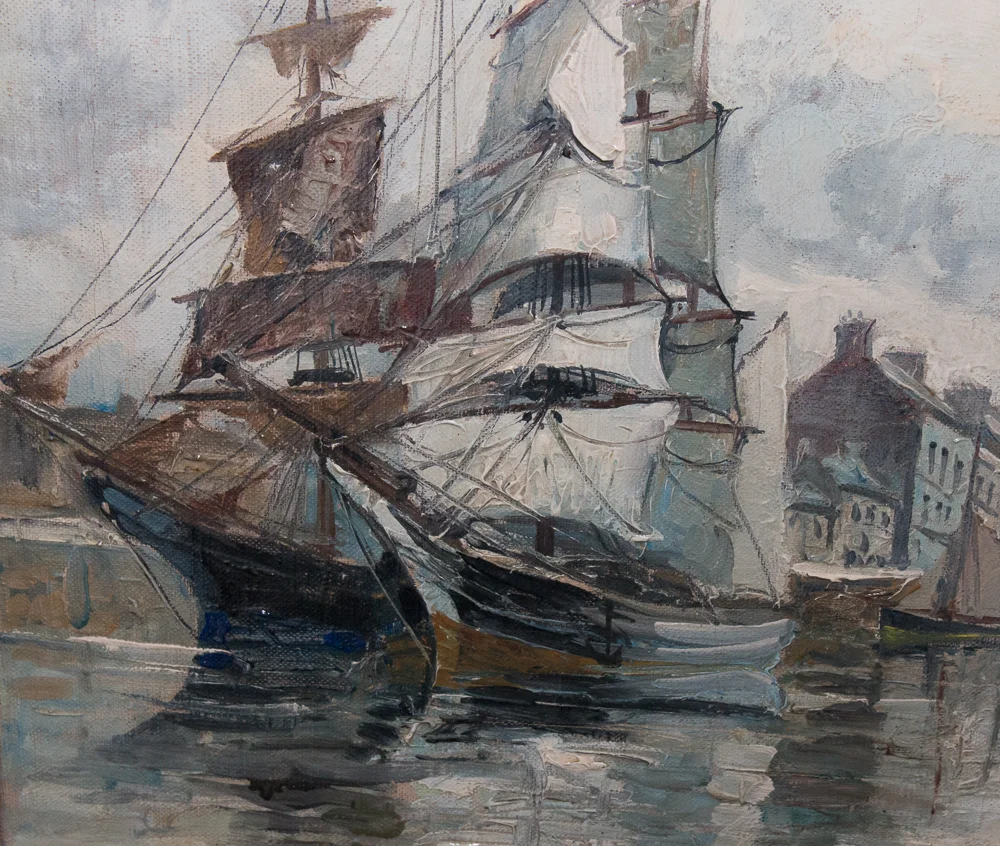 OLIE OP CANVAS DOOR FRANK WILL (1900-1951)