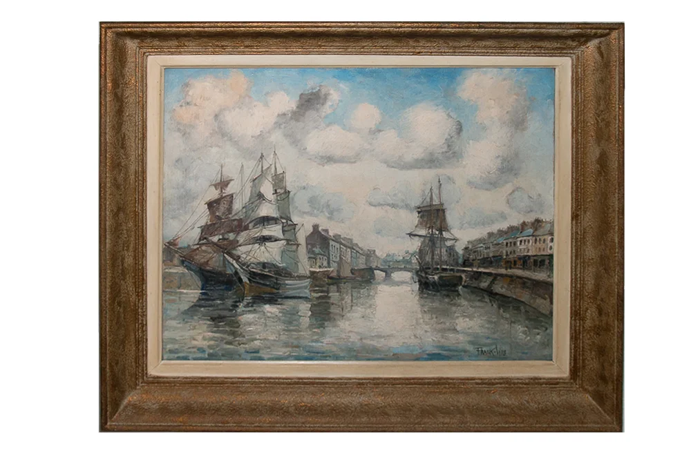 OLIE OP CANVAS DOOR FRANK WILL (1900-1951)