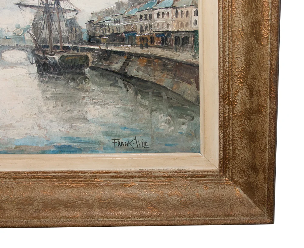 OLIE OP CANVAS DOOR FRANK WILL (1900-1951)