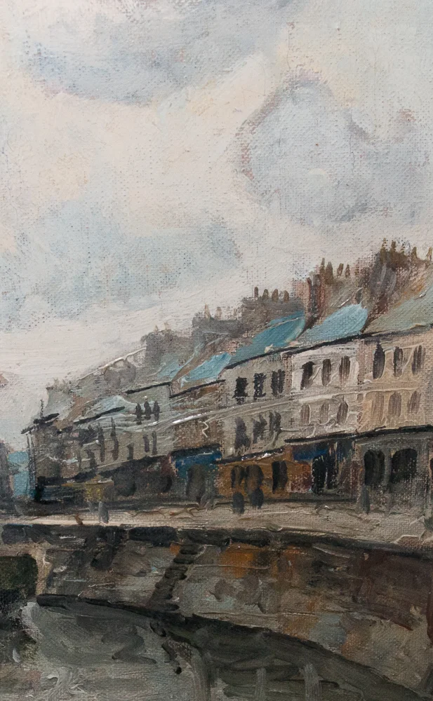 OLIE OP CANVAS DOOR FRANK WILL (1900-1951)
