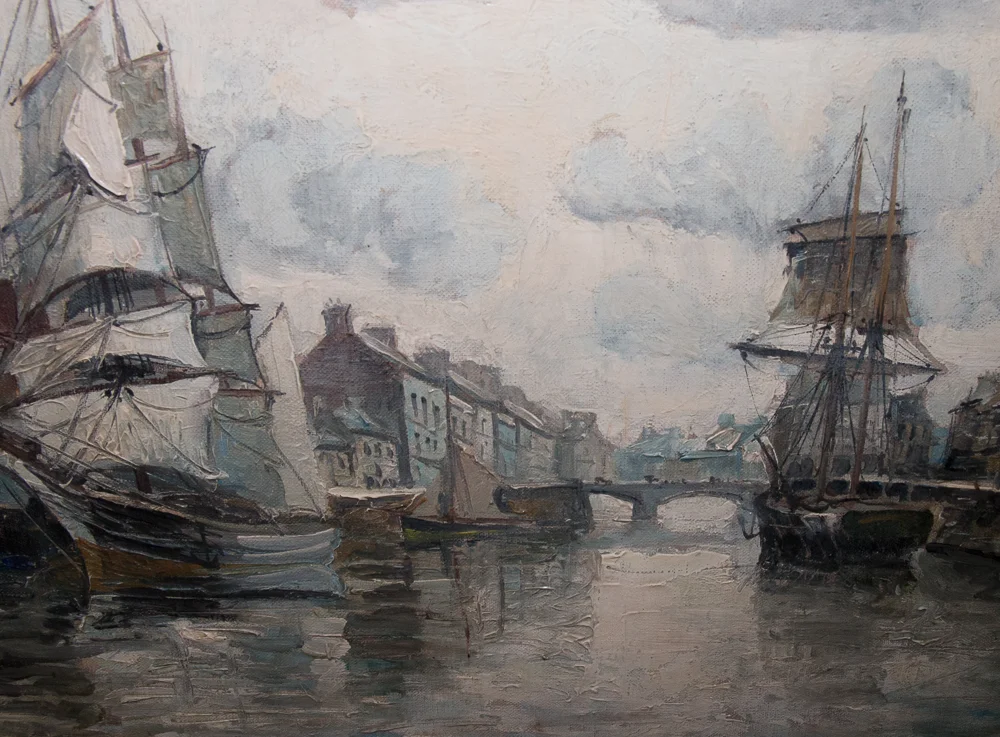 OLIE OP CANVAS DOOR FRANK WILL (1900-1951)