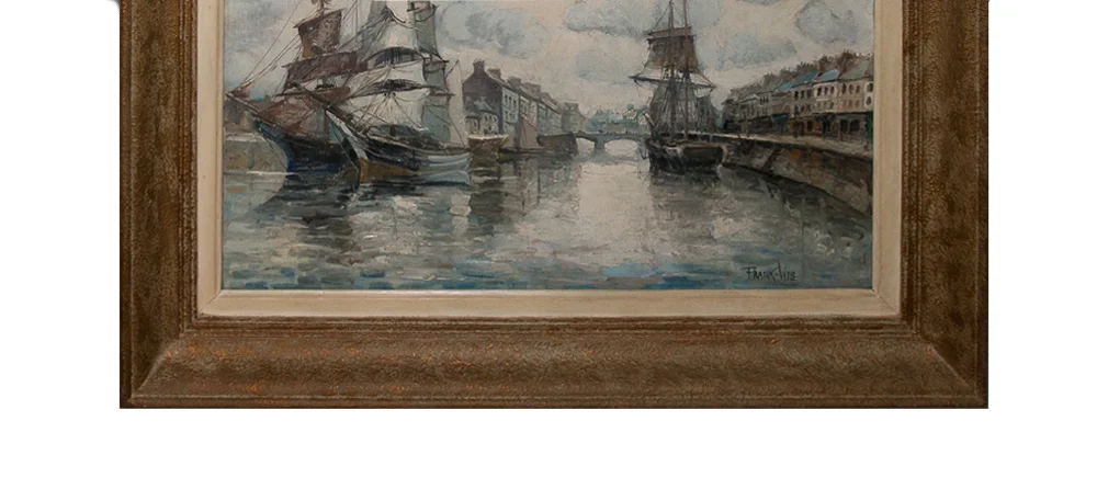 OLIE OP CANVAS DOOR FRANK WILL (1900-1951)