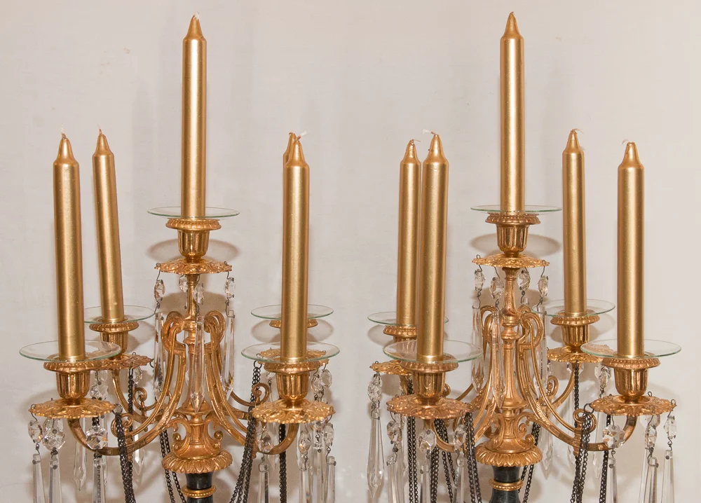 Paire de candélabres style Directoire époque XIXe siècle