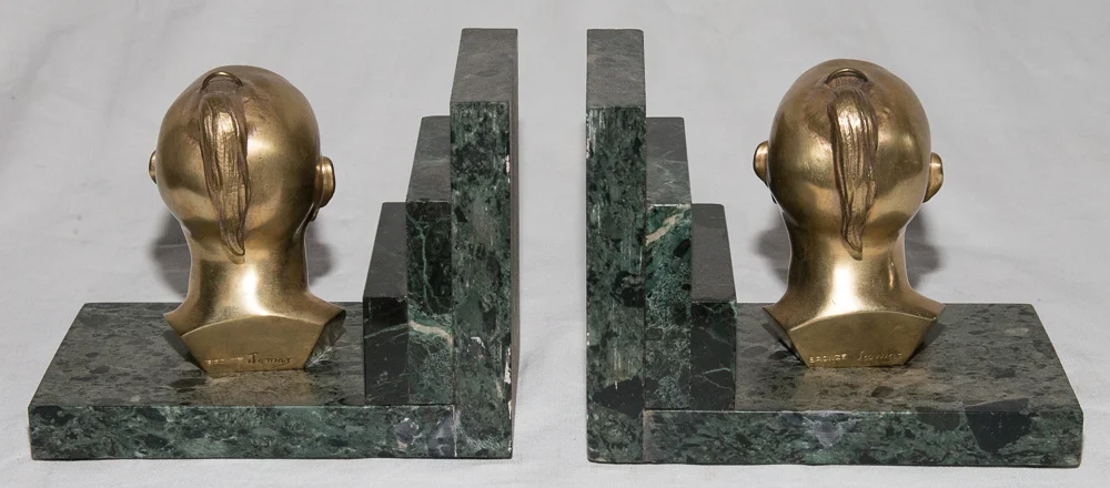 Serres livres  signés JAMAR époque art déco