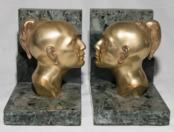 ART DECO PERIOD BOOKENDS