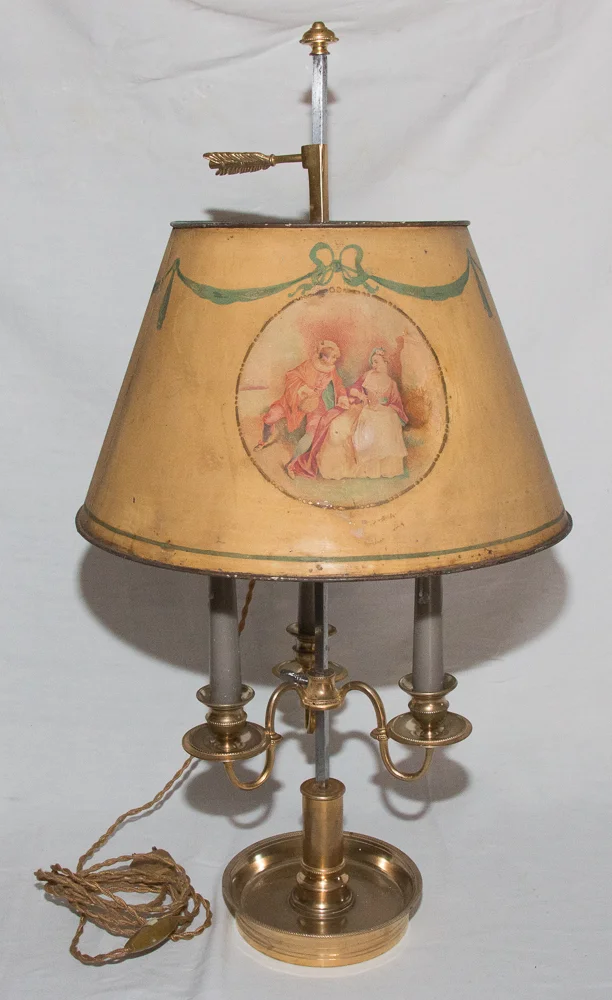 Lampe bouillotte style louis XVI circa 1860