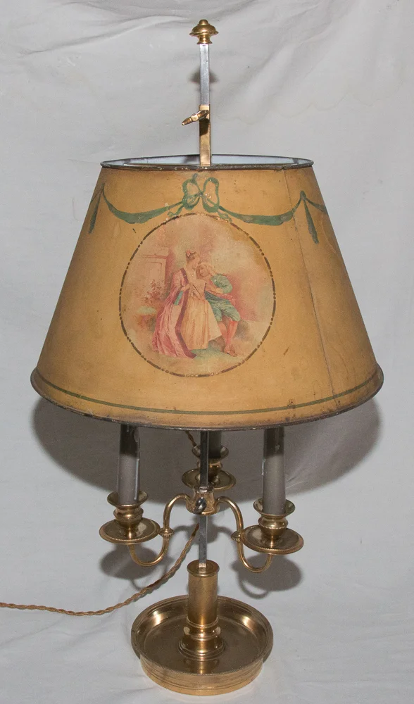 Lampe bouillotte style louis XVI circa 1860