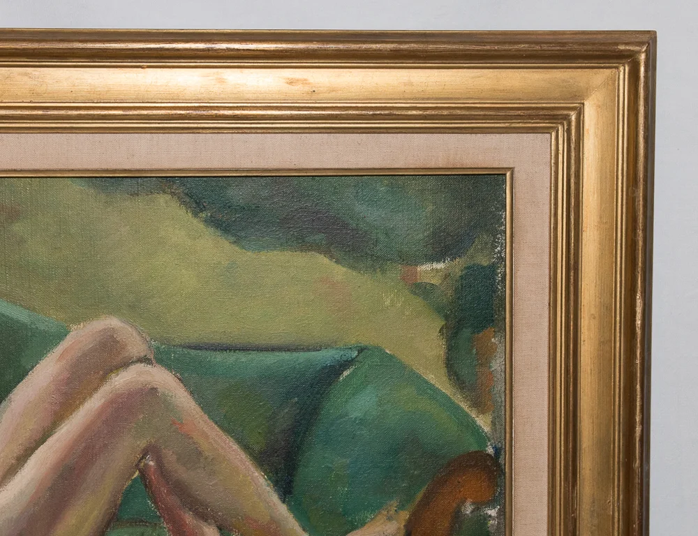 OIL ON CANVAS by JULES CAVAILLES
