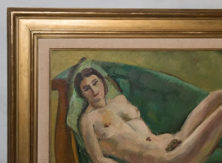 JULES CAVAILLES在画布上的油