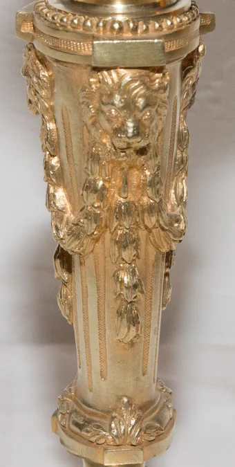 PAAR LOUIS XVI STYLE CANDELABRA