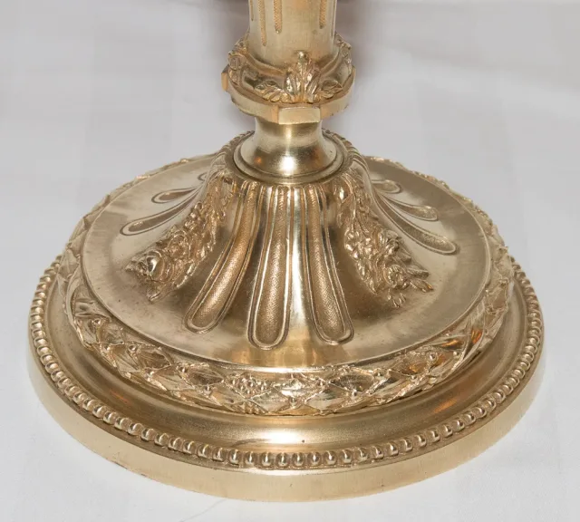 Paire de chandeliers en bronze doré Henry PICARD