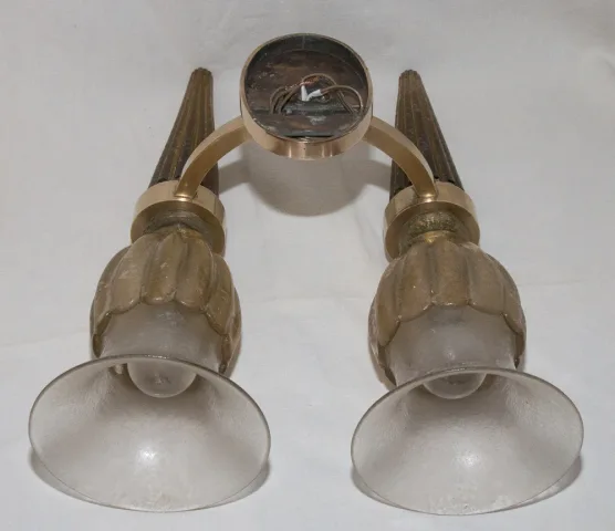 PAIR OF MURANO WALL LIGHTS
