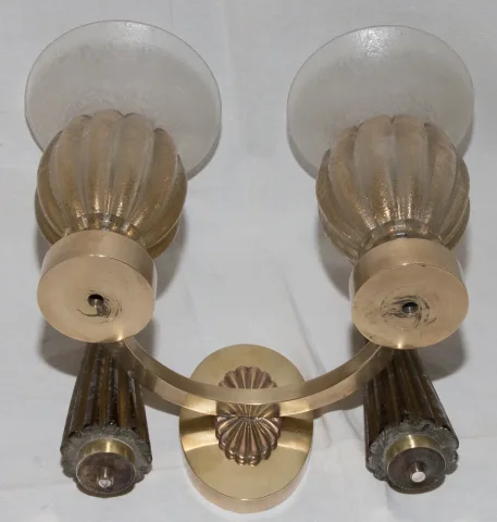 PAIR OF MURANO WALL LIGHTS