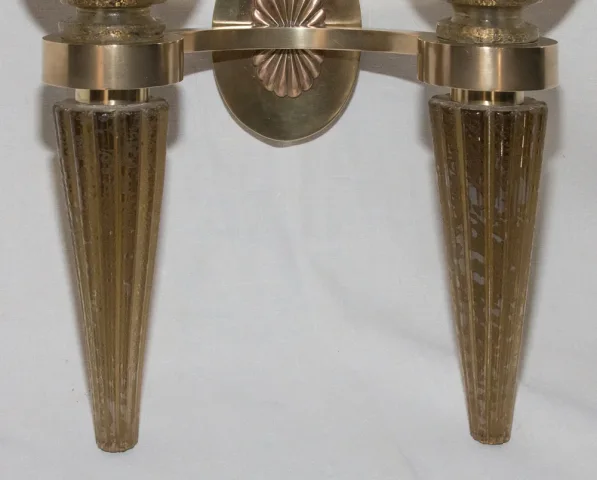 PAIR OF MURANO WALL LIGHTS