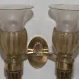 Paire d'appliques de Murano,Seguso  années 40
