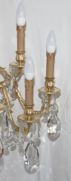 Paire d’appliques en bronze doré époque Napoléon III
